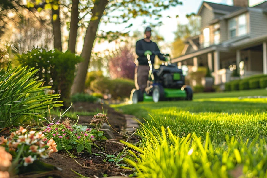 electric mulch lawn mower