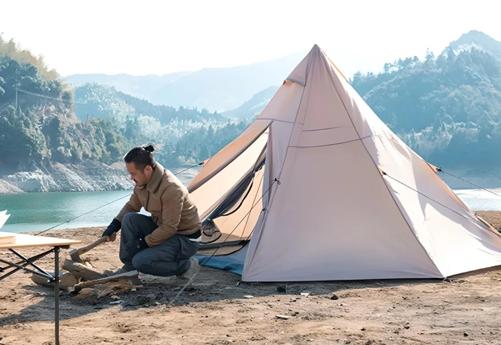 luxe pyramid tent